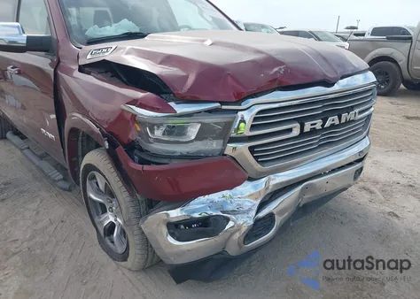 2020 Ram 1500 Laramie 4X4 5'7 Box z USA, uszkodzony, nr VIN 1C6SRFJT9LN331989